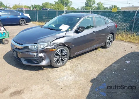 2018 Honda Civic Ex-T from USA, damaged, VIN JHMFC1F3XJX016898